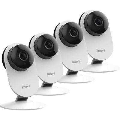 4pc 1080p Cameras For Home Security with Human Detection