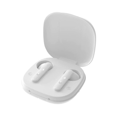 White Solid BUDS NEO AIRPODS Headphones