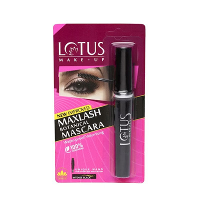 Lotus Sustainable Maxlash Volumising Botanical Waterproof Mascara - Intense Black 4 g