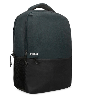 Unisex Black Solid Laptop Bag