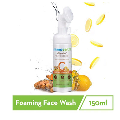 Vitamin C Foaming Face Wash with Turmeric for Skin Illumination 150 ml