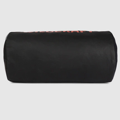 Unisex Black Printed Gym Duffel Bag