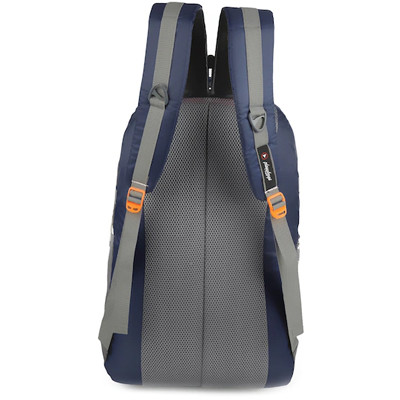Grey & Blue Casual Travel Bag