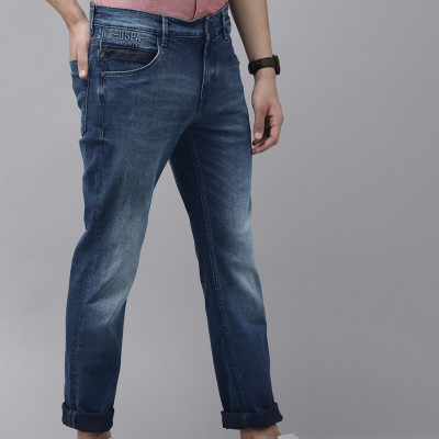 U. S. Polo Assn. Denim Co. Men Blue Regallo Skinny Fit Light Fade Stretchable Jeans