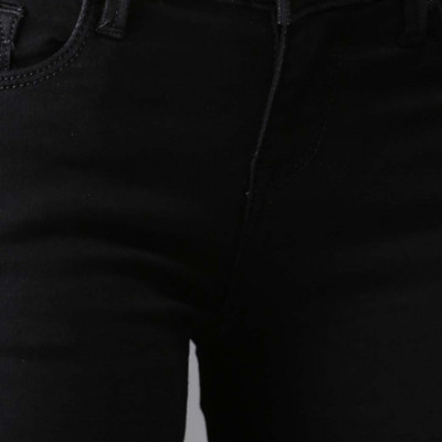 "Women Black Skinny Fit Mid-Rise Clean Look Stretchable Jeans "